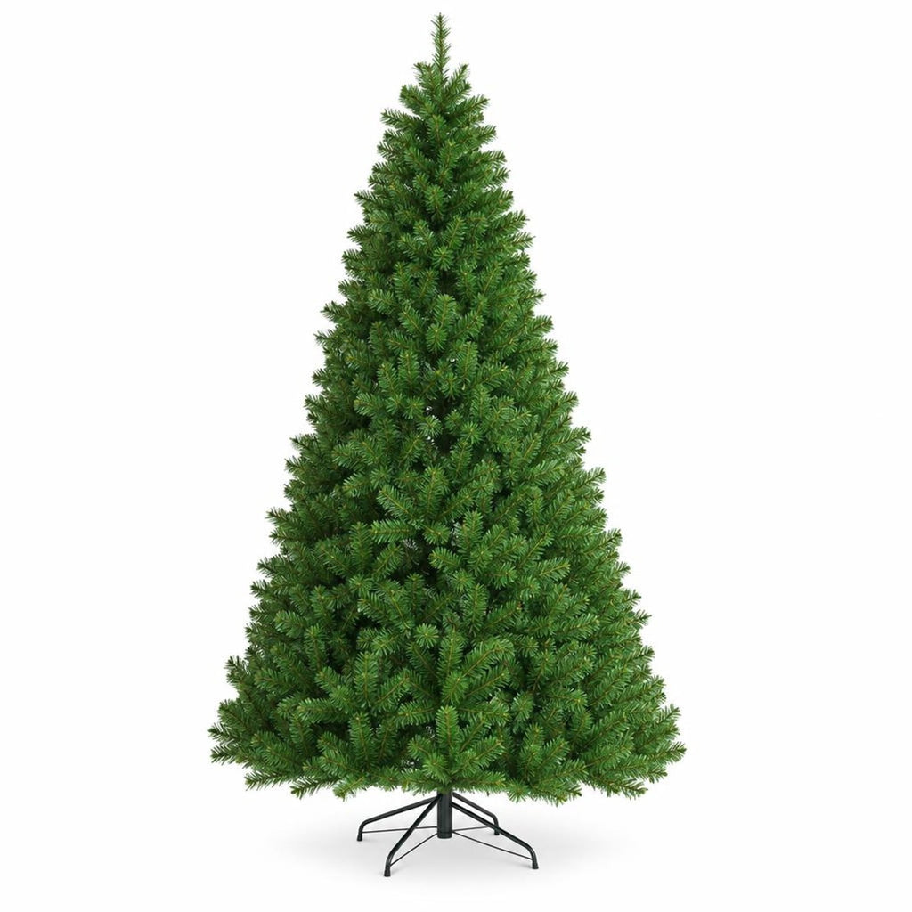 Airfind Artificial Premium Hinged Christmas Tree-9 Feet, PVC Frame, 0.9in x 1.6in x 2in Footprint, Green Adapter: UL-certified