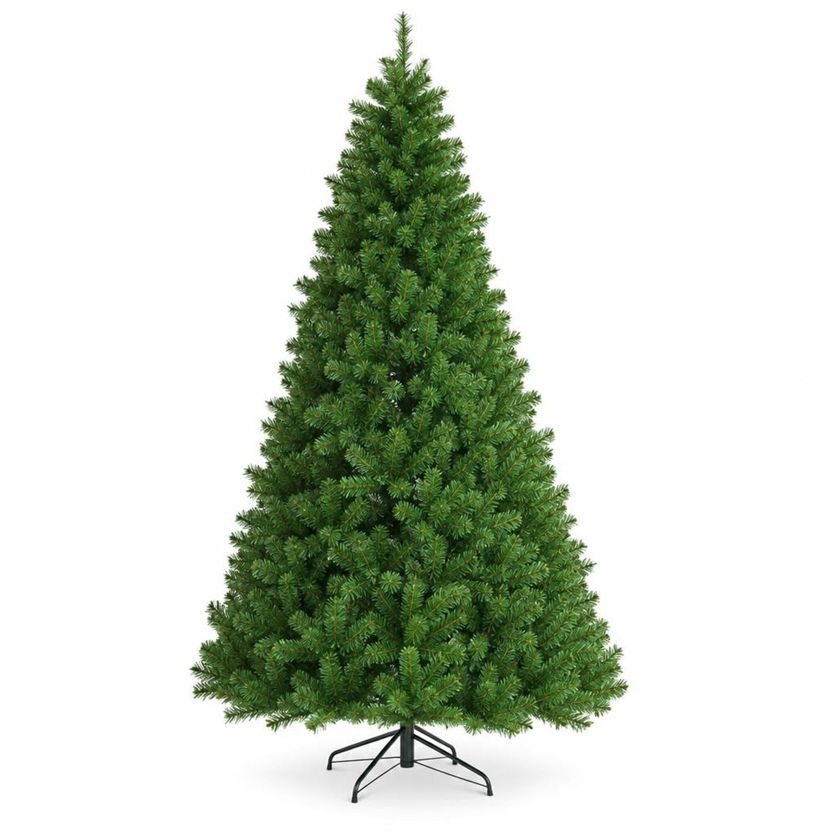 Airfind Artificial Premium Hinged Christmas Tree-9 Feet, PVC Frame, 0.9in x 1.6in x 2in Footprint, Green Adapter: UL-certified