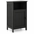 Airfind Bathroom Freestanding Floor Storage, Cabinet with Adjustable Shelf, MDF Frame, 16 Inch x 12 Inch x 27.5 Inch Footprint, Black
