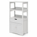 Airfind Bathroom Storage Cabinet with Drawer and Shelf Floor Cabinet, 20 lbs Capacity, MDF PB Frame, Gray