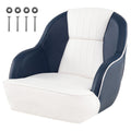 Airfind Captain Pontoon Bucket Seat with Marine-Grade Upholstery, Blue