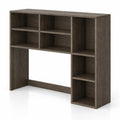 Airfind Desktop Bookshelf with 7 Open Cubbies and 3 Adjustable Shelves, 210 lbs Capacity, Engineered Wood MDF Frame, 37in x 10in x 31in Footprint