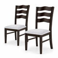 Airfind Farmhouse Dining Chairs Set of 2 Modern Kitchen Chairs with Elegant Hollowed backrest, Chair 330 lbs Capacity, 18 x 23 x 39 Footprint