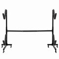 Airfind Freestanding Height Adjustable Dual Kayak Storage Rack with 6 Height Settings for Garage Boat House and Dock, Black