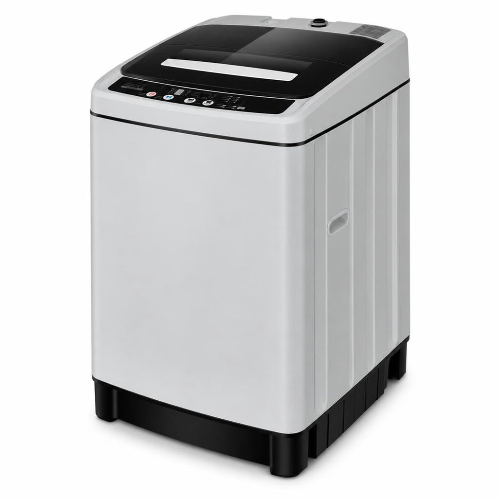 Airfind Full-Automatic Washing Machine 1.5 Cubic Feet 11 LBS Washer and Dryer, Stainless steel PP ABS Frame, 19 x 19 x 33.5 Footprint, Gray
