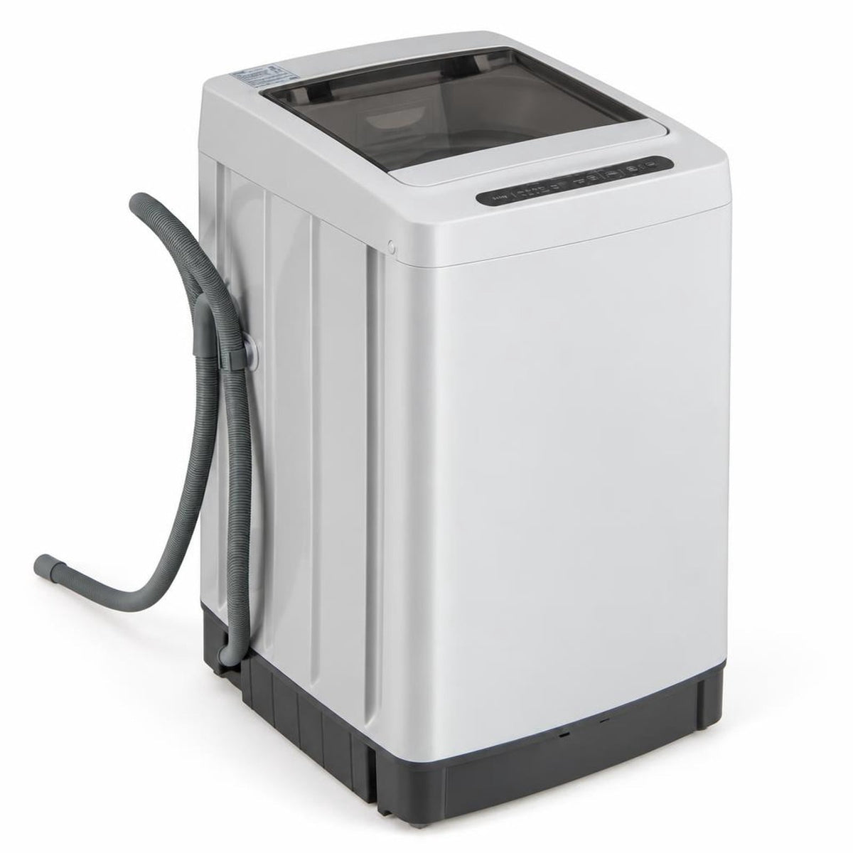Airfind Full-Automatic Washing Machine Washer and Spin Combo, ABS PP Stainless Steel Frame, Grey, 11 lbs large capacity for washing spinning