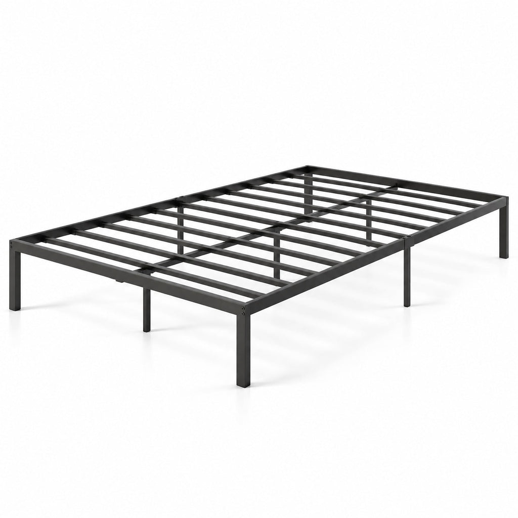 Airfind Full/Queen/King Size Metal Bed Frame Heavy Duty Support Slats Mattress Foundation, 660 lbs Capacity, Metal Full Frame, Black