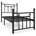Airfind Full/Queen/Twin Size Heavy-duty Metal Bed Frame with Headboard, 660 lbs Capacity, Metal Frame, 78 x 40 x 50 Footprint, Black