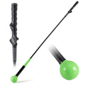 Airfind Golf Practice Net with Target Cloth, Reinforced Frame, Ground Stakes, Carry Bag for Backyard Driving Range, Green