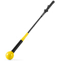 Airfind Golf Practice Net with Target Cloth, Reinforced Frame, Ground Stakes, Carry Bag for Backyard Driving Range, Yellow