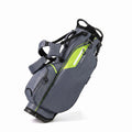 Airfind Golf Stand Bag Lightweight Golf Club Bag with 8-Way Top Dividers, 5 Zippered Pockets, Dual Shoulder Strap and Rain Hood for Men Women, Gray