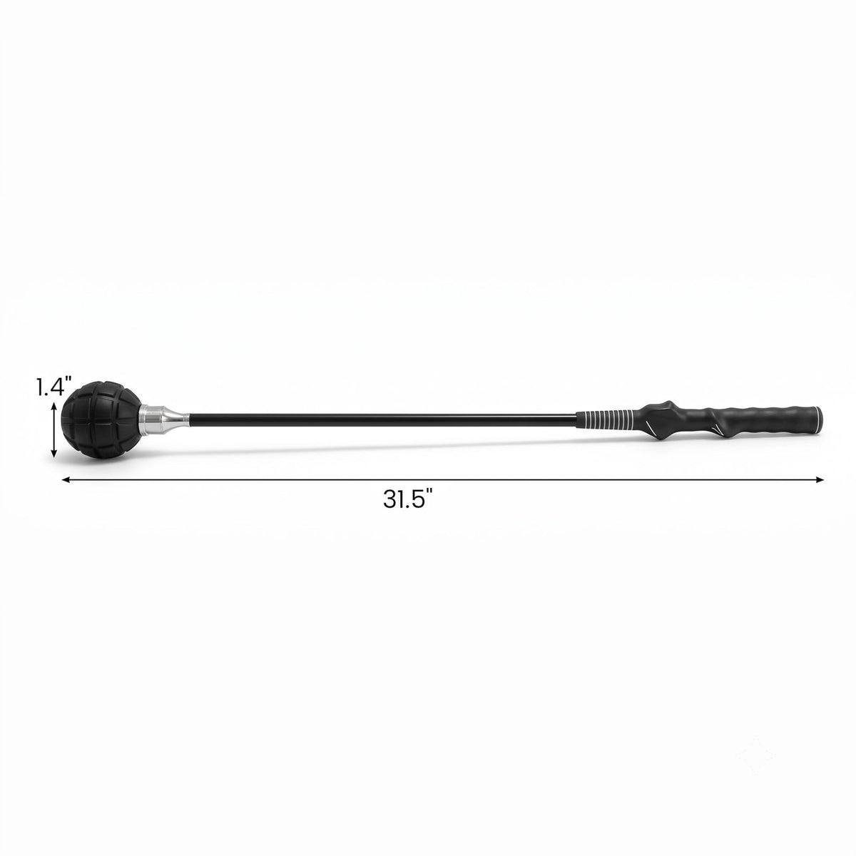 Airfind Golf Swing Trainer Click Stick Swing Training Aid for Speed, Tempo, Flexibility and Balance, Weighted Fiberglass Practice Stick for Men and Women, Black