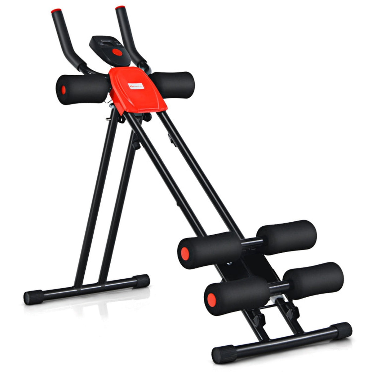 Airfind Heavy-Duty Squat Rack for Home Gym with Adjustable J-Hooks and Pull-Up Bar and Dip Station and Safety Bars on a Steel Frame for Strength Training, Black