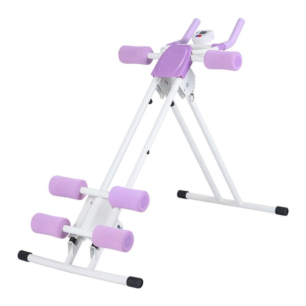 Airfind Heavy-Duty Squat Rack for Home Gym with Adjustable J-Hooks and Pull-Up Bar and Dip Station and Safety Bars on a Steel Frame for Strength Training, White