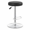 Airfind Height, adjustable Bar Stool with 360° Swivel for Kitchen and Dining, Black, 25.5 in, 33.5 in height adjustment for a flexible and perfect fit
