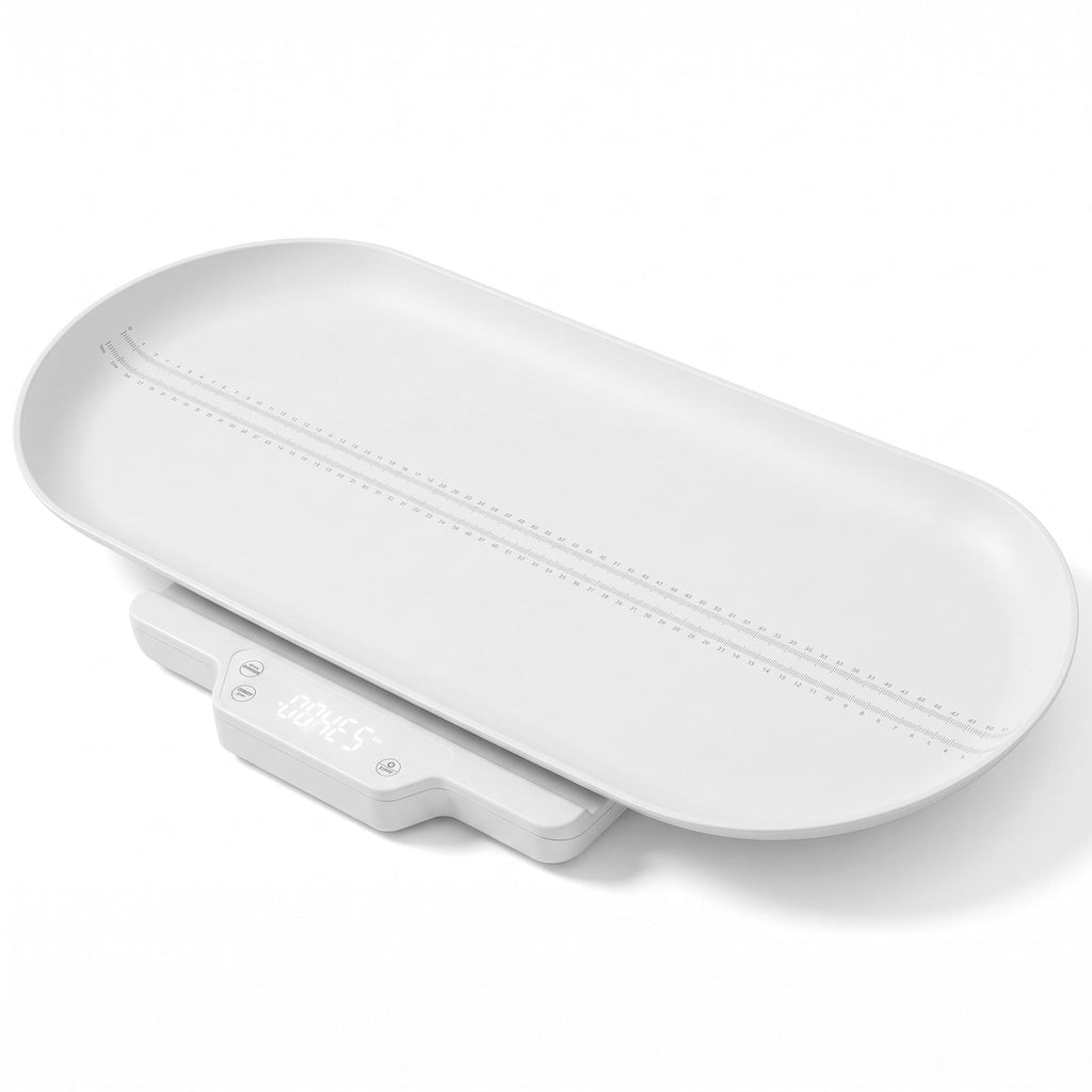 Airfind Nursery Scale, with Detachable Tray for Body Weight and Height Measurement, ABS, 29 Inch x 12.5 Inch x 2.5 Inch Weight Scale, White