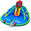 Airfind Inflatable Waterslide Bounce House with Upgraded Handrails, Dual Slides, Water Cannons, Climbing Wall, 216x212x116in for Kids 3-10
