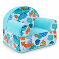 Airfind Kids Armchair with Plush Velvet Cover and Soft Sponge Filling, 110 lbs Capacity, Velvet Fabric Sponge Frame, 25.5 Inch x 17.5 Inch x 20.5 Inch Footprint