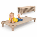Airfind Youth Stackable Daycare Cot Pack of 6 with Detachable Oxford Cloth, 132 lbs Capacity, Steel, Steel PP Oxford Fabric Construction, Unspecified