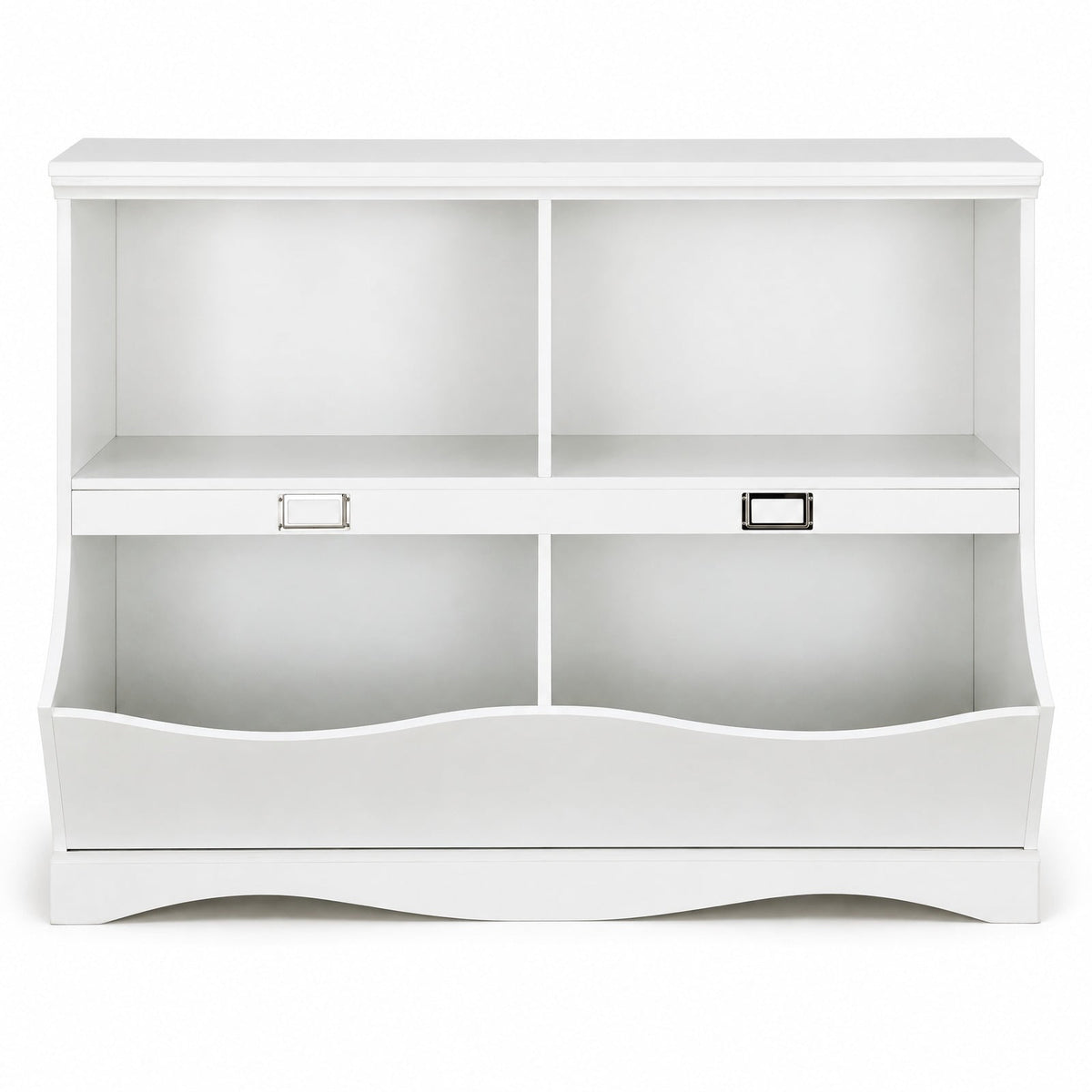 Airfind Kids Storage Unit Baby Toy Organizer Children Bookshelf Bookcase, Wood All hardware included Frame, White