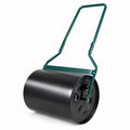 Airfind Lawn Roller 16 Gallon Water/Sand Filled Garden Drum Roller with Leak, Metal Frame, 21 x 16 x 44(L X W X H) Roller Footprint, Black