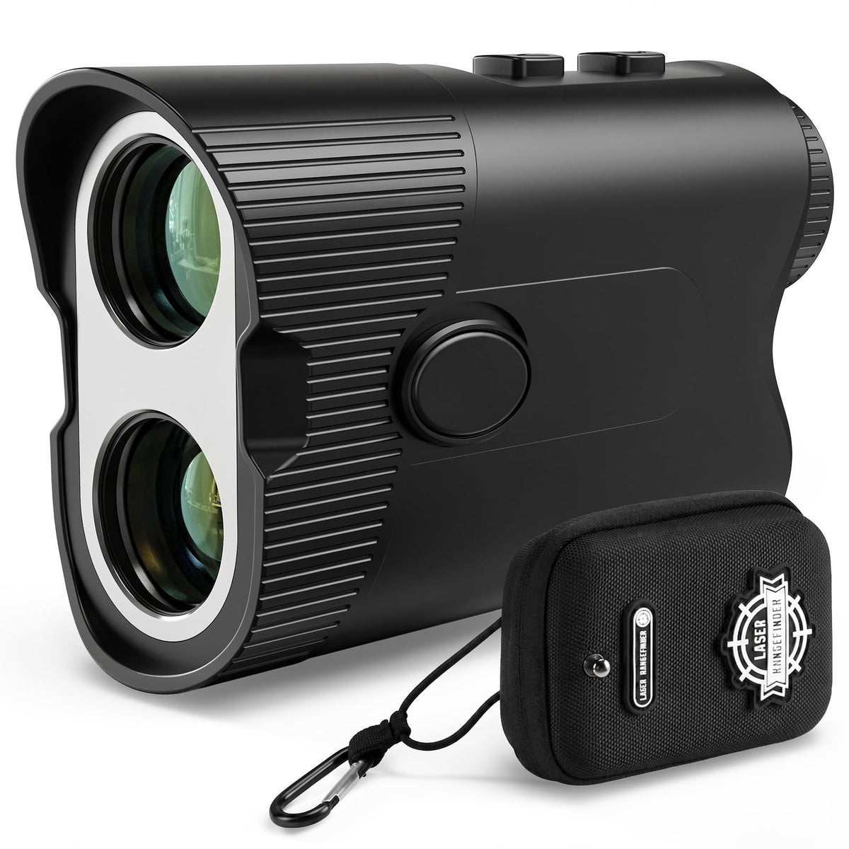 Airfind Golf Rangefinder with Slope, 1200 Yards Laser Range Finder for Golf and Hunting with 7X Magnification, Flag Lock Vibration and Rechargeable Magnetic Mount