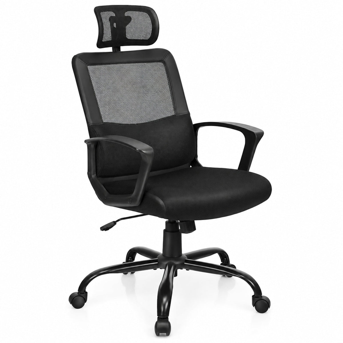 Airfind Mesh Office Chair High Back Ergonomic Swivel Chair, 265 lbs Capacity, Mesh PP PU steel sponge Frame, Black