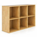 Airfind Modern 6-Cube Bookcase with Anti-tipping Kits for Bedroom Living Room, 132 lbs Capacity, Engineered Wood Frame, 36 x 11.5 x 24 Footprint