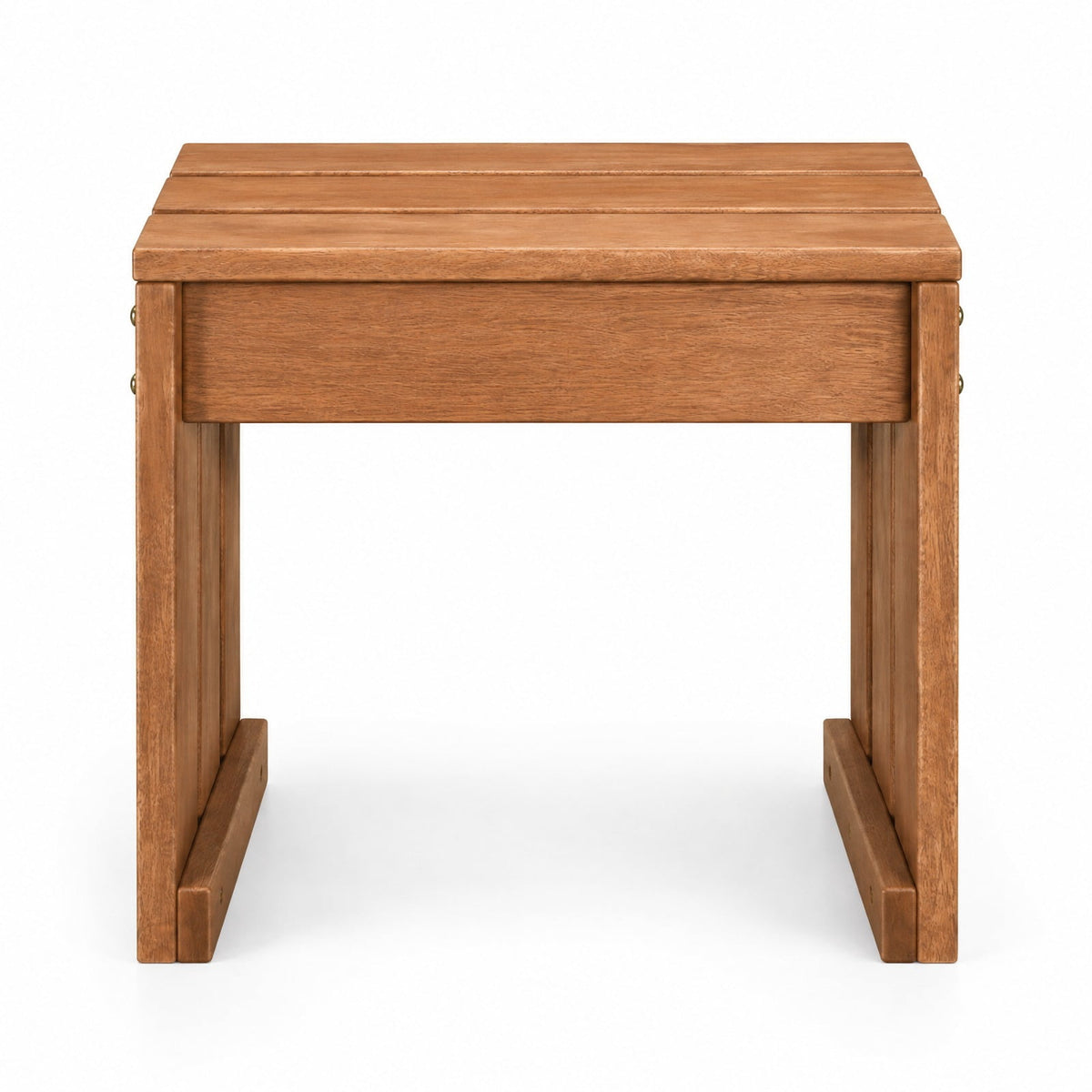 Airfind Multi-Use Solid Wood Backless Bench, Side Table and Plant Stand for Patio, Entryway, Living Room and Garden, 242 lbs Capacity, 18 Inch x 12 Inch x 17 Inch , Natural