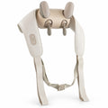 Airfind Neck Shoulder Massager with 2 Heat Levels for Pain Relief, PU ABS Silicone Frame, 8 x 20 x 5.5 Footprint, Beige