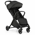 Airfind One-Hand Folding Portable Lightweight Baby Stroller with Aluminum Frame, 33 lbs Capacity, Aluminum polyester EVA Frame, Black