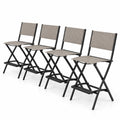 Airfind Outdoor Folding Bar Height Stool Set of 4 with Metal Frame and Footrest, 330 lbsNet Weight 11 lbsBox Qty1(May vary by batch) Capacity