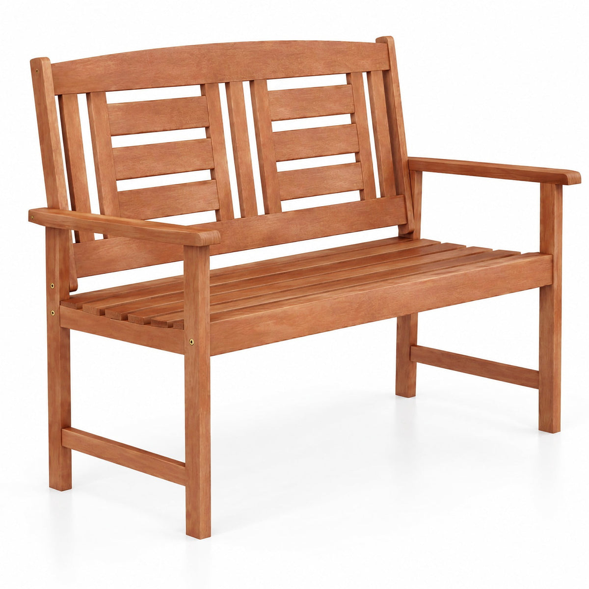 Airfind Outdoor Solid Wood Loveseat Hardwood 2, 660 lbs Capacity, Solid Wood Frame, 26 x 47.5 x 37 Footprint, Wood