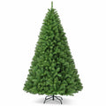 Airfind PVC Artificial Christmas Tree Premium Hinged-9 ft, PVC iron Frame, 3.8ft x 6ft Footprint, Green