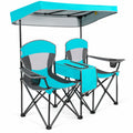 Airfind Patented Portable Folding Camping Canopy Chairs with Cup Holder, Steel oxford fabric Frame, 55.5 x 28.5 x 59.5 (L x W x H) The Footprint