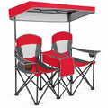 Airfind Patented Portable Folding Camping Canopy Chairs with Cup Holder, Steel oxford fabric Frame, 55.5 x 28.5 x 59.5 (L x W x H) The Footprint