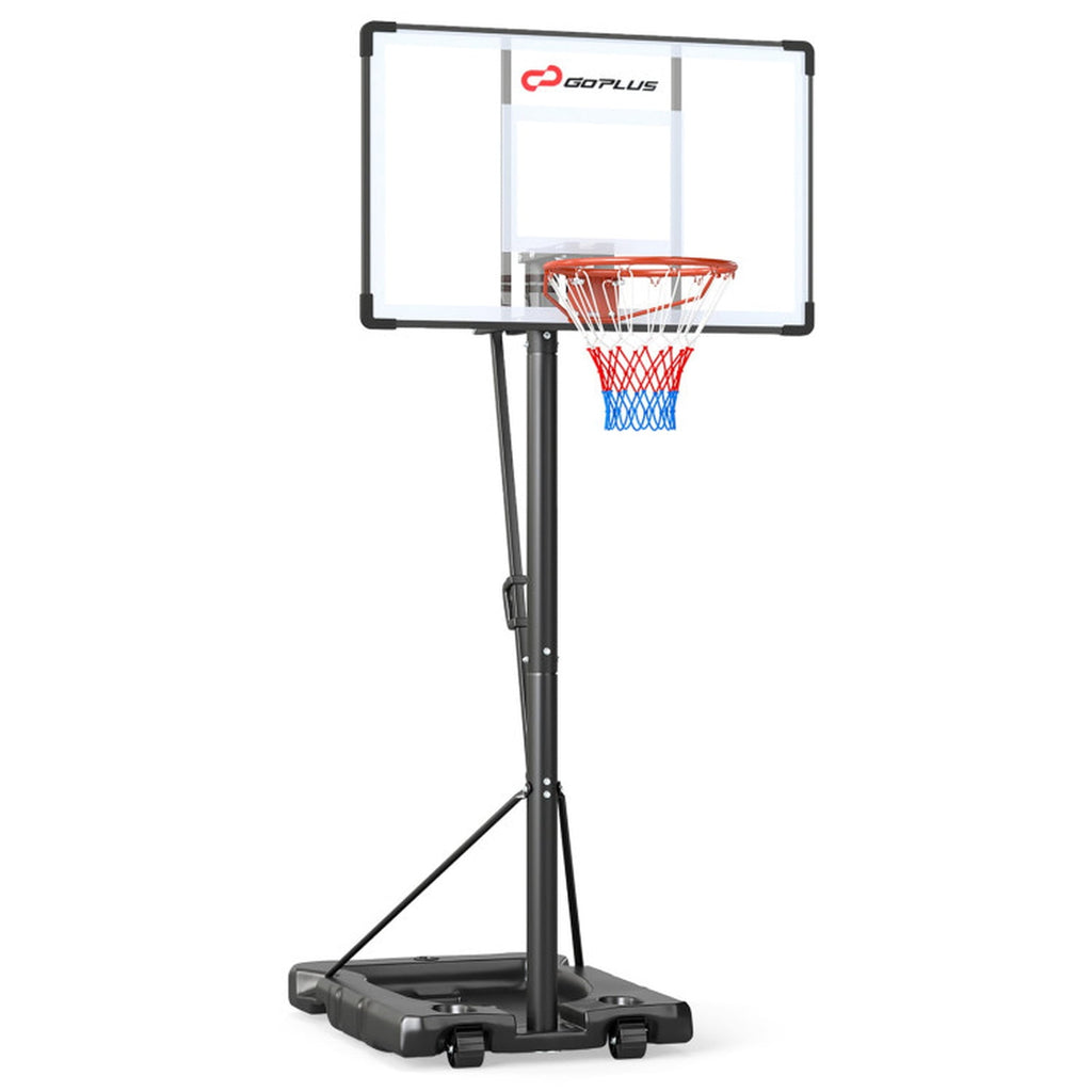 Airfind Portable Basketball Goal (10 ft Range) Stabilizing Base, Black