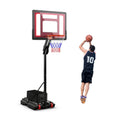 Airfind Portable Basketball Hoop with Adjustable Height from 5 to 10 ft and a Stabilizing Weighted Base for Driveway and Outdoor Play, Black