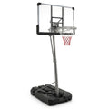 Airfind Portable Basketball Hoop with 5.4 to 6.6 Foot Adjustable Height 50 Inch Shatterproof Backboard and Fillable Base for Backyard Poolside, Black