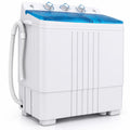 Airfind Portable Washing Machine with Built-in Drain Pump, PP Frame, Blue, Suitable for home apartment dorm and RV