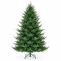 Airfind Pre-lit Christmas Tree with 280 Warm White LED Lights and 8 Lighting Modes-6ft, White, the 3-section design easy to install and store