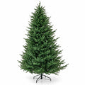 Airfind Pre-lit Christmas Tree with 280 Warm White LED Lights and 8 Lighting Modes-7 ft, White, the 3-section design easy to install and store
