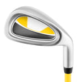Airfind Right Handed Golf Club Set for Adults 11 Pieces with Titanium Driver, Stainless Irons, Putter and Premium Bag, Yellow