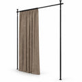 Airfind Room Divider Curtain Rod with Adjustable Floor to Ceiling Tension Rod No Drilling Required, 45 lbs Capacity, Metal Frame, Black
