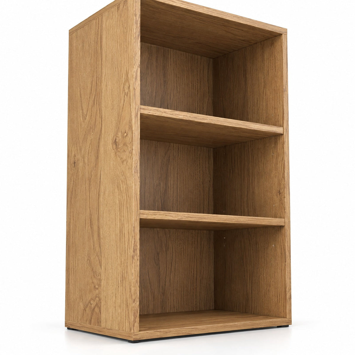 Airfind Set of 2 3-Tier Cube Bookcase with Adjustable Shelves for Home Office, 55 lbs Capacity, Engineered Wood MDF Frame, Natural