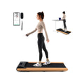 Airfind SlimWalk 5 in Under Desk Walking Pad Treadmill for home with remote control and smart app plus 220 lb capacity and 48 x 21 in belt for small spaces, Black