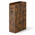 Airfind Bathroom Storage Cabinet, Small, 4-Tier with Slide Out Drawers on Casters, 66 lbs Capacity, MDF Frame, 16 Inch x 7 Inch x 27.5 Inch Drawer, Brown