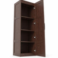 Airfind Tall Storage Cabinet with 4 Storage Shelves for Bathroom Living Room, 110 lbs Capacity, Engineered Wood MDF Frame, 16in x 15in x 59in Footprint