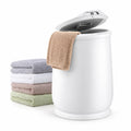 Airfind Towel Warmer Bucket featuring Auto Shut Off for Bathroom, PP Galvanized Sheet PC Frame, 13.5 Inch x 13.5 Inch x 18.5 Inch Footprint, White