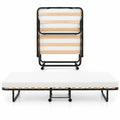 Airfind Twin Size Folding Bed with Foam Mattress and Lockable Wheels, 490 lbsNet Weight 37 lbsBox Qty1(May vary by batch) Capacity
